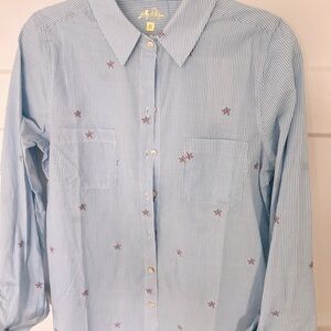 Lilly Pulitzer Sea View Button Down.  New with tags. Size S